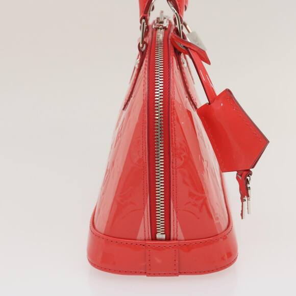 LOUIS VUITTON Vernis Rayures Alma BB Hand Bag Pink M91593 - Picture 4 of 16